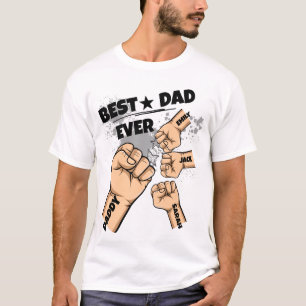 Best Dad Ever Fathers Day Gift for Dad from kids T-Shirt