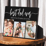 Best Dad Ever - Father's Day Photo Collage Plaque<br><div class="desc">Celebrate your dad with the "Best Dad Ever" Father's Day Photo Collage Plaque, a heartfelt tribute to the man who means the world to you. This beautifully crafted plaque features a high-quality, customizable photo collage, allowing you to showcase cherished memories and special moments. The collage is elegantly arranged around the...</div>