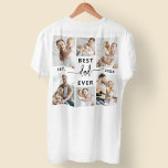 Best Dad Ever - Father's Day Photo Collage T-Shirt<br><div class="desc">Show your dad just how much he means to you with the "Best Dad Ever" Father's Day Photo Collage T-Shirt. This unique and heartfelt gift features a custom photo collage, allowing you to highlight your favourite memories and moments shared with your dad. Centred around the bold declaration "Best Dad Ever,...</div>