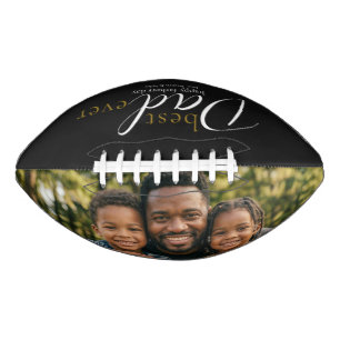 Best Dad Ever Fathers Day Photo Football