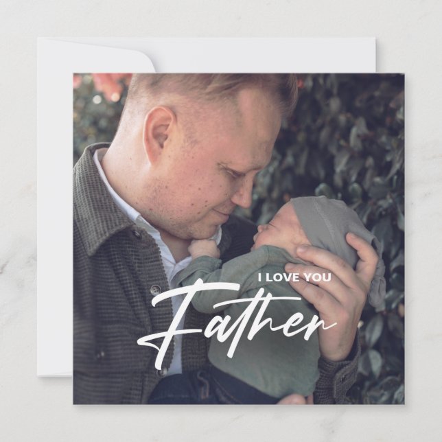 Best Dad Ever | Father's Day Photo Gift Magnet (Front)