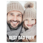 Best dad ever father's day photo