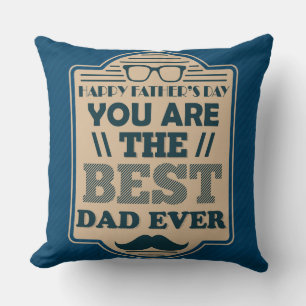 Best Dad Ever Father's Day Pillow