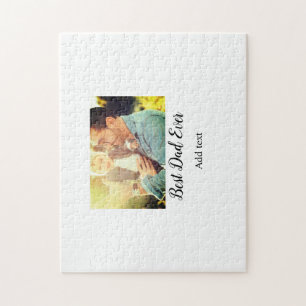 Best dad ever father's day son daughter papa dad p jigsaw puzzle