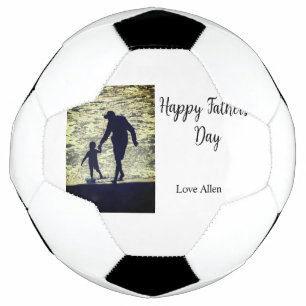 Best dad ever father's day son daughter papa dad p soccer ball