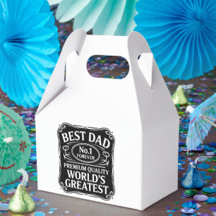 Best Dad Ever Favor Box