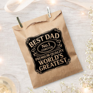 Best Dad Ever Favour Bag