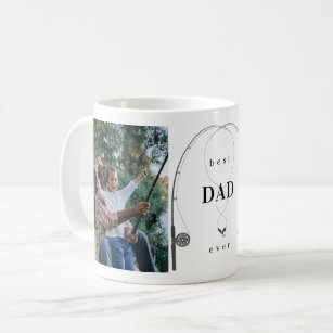 Personalised Best Dad Fishing Mug