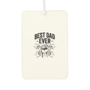 Best Dad Ever Fist Bump Vintage Shirt Design_1 Air Freshener