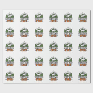Best Dad Ever Forest Creature Vintage Dad Shirt De Wrapping Paper