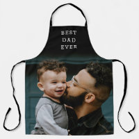 Best Dad Ever Full Photo Black Personalized