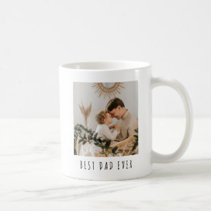 Best Dad Ever Full Photo Personalized Coffee Mug