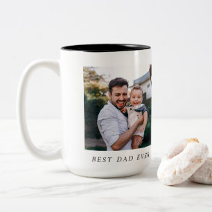 Best Dad Ever Full Photo Personalized Coffee Mug