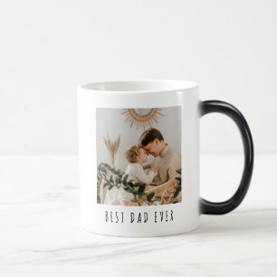 Best Dad Ever Full Photo Personalized Magic Mug