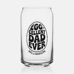 Best Dad Ever Funny Fathers day gift for dad  Can Glass