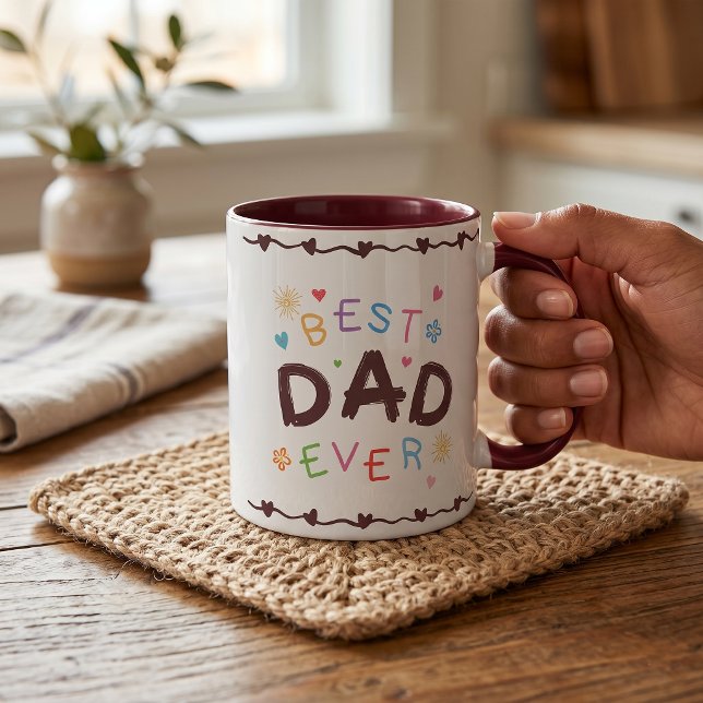 Best Dad Ever Gift For Dad Father's Day Mug (Creator Uploaded)