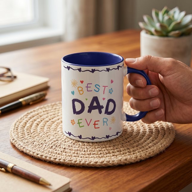 Best Dad Ever Gift For Dad Father's Day Mug (Creator Uploaded)