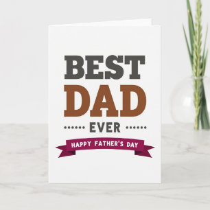 Best Dad Ever Graphic Card