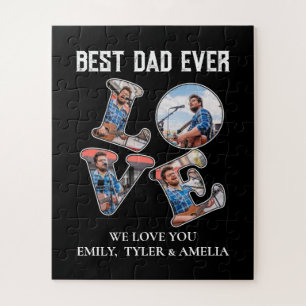 Best Dad Ever Guitar Lovers Guitarlist Jigsaw Puzzle