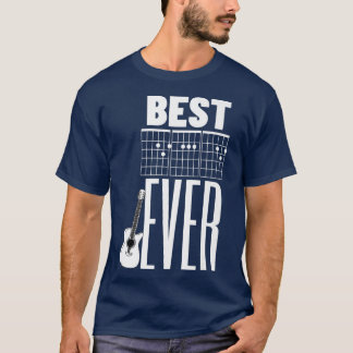 Best Dad Ever Guitar Player Chord NotesGuitar130 T-Shirt