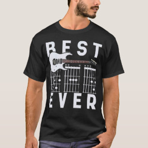 Best Dad Ever Guitarist Men Rock Musical Instrumen T-Shirt