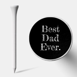 Best Dad Ever Hand Drawn Typography Black