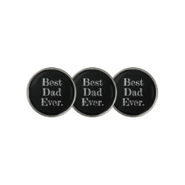 Best Dad Ever Hand Drawn Typography Black