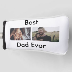 best dad ever happy father's day add your photo  golf head cover