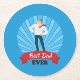Best Dad Ever Happy Father's Day   Coaster