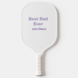 Best dad ever happy father's day name purplesimple pickleball paddle