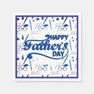 Best Dad Ever, Happy Father's  Day Napkin