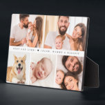 Best Dad Ever Heart Custom Photo collage Plaque<br><div class="desc">Celebrate a special first Father's Day with our "Simple Cute Best Dad Ever Heart Family Custom Photo Collage Easel Plaque". This charming photo Plaque features a collage of your favourite pictures, making it a unique and heartfelt keepsake. Perfect for displaying cherished memories, this personalized gift will be a constant reminder...</div>