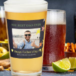 Best Dad Ever keepsake custom photo Glass<br><div class="desc">Personalize this useful and cute beer glass with your custom photo and make it a keepsake Father's Day gift for your dad!            You can easily modify the text and replace the picture with your own!</div>