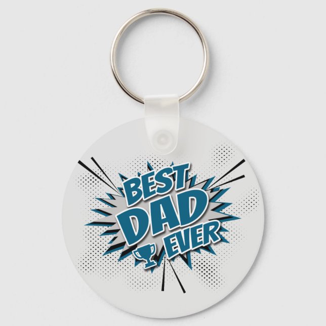 Best Dad Ever Keychain (Front)