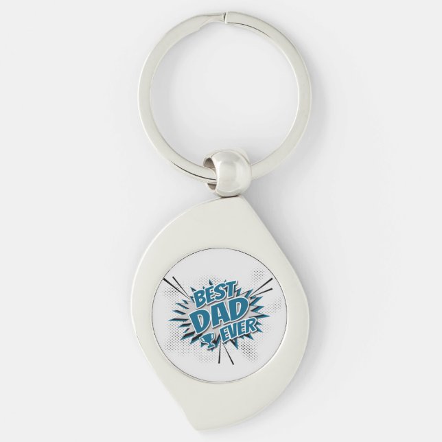 Best Dad Ever Keychain (Front)