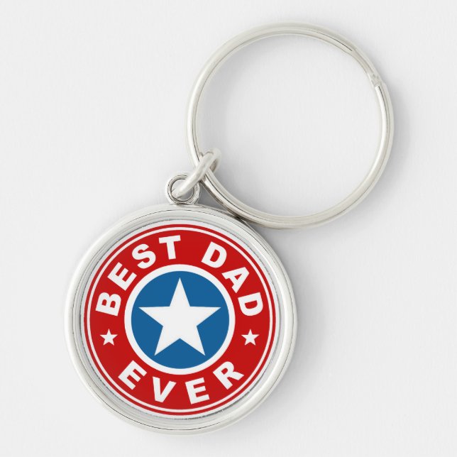 Best Dad Ever Keychain (Front)