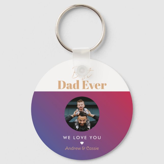 Best dad ever keychain (Front)