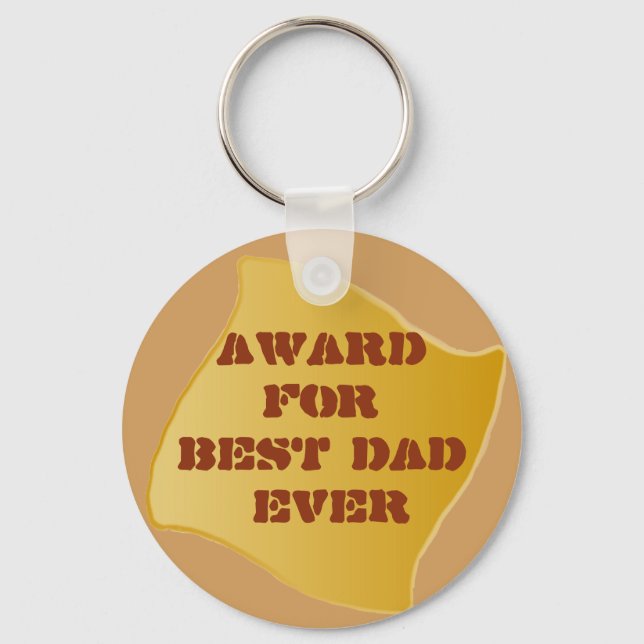 Best Dad ever! Keychain (Front)