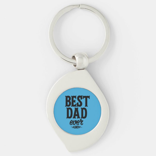 Best Dad Ever  Keychain (Front)