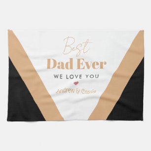 Best dad ever kitchen towel