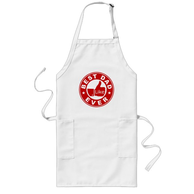 Best Dad Ever Long Apron (Front)