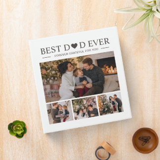 Best Dad Ever Memories Personalized Photos Album Binder