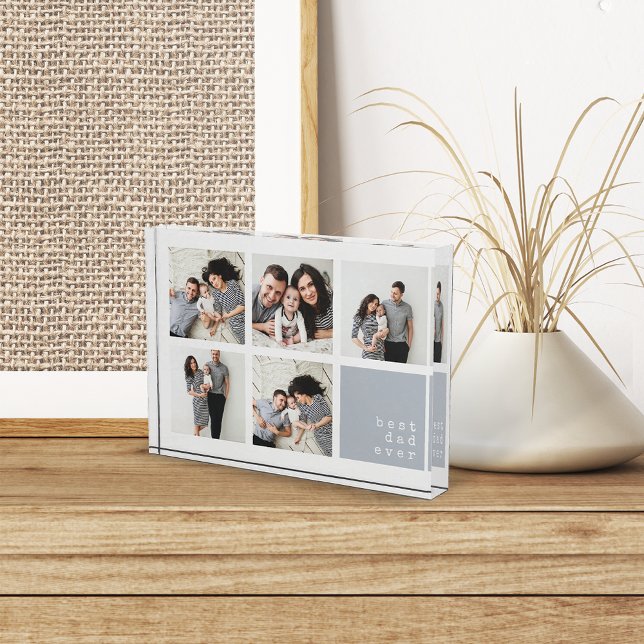 Best Dad Ever | Modern Collage Photo Block (Creator Uploaded)