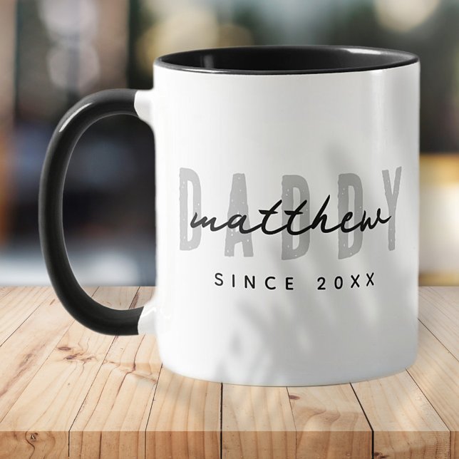 Best Dad Ever Modern Elegant Simple Father's Day Mug (Creator Uploaded)