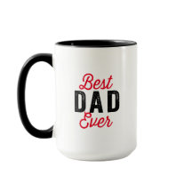 Best dad ever modern photo black Father's Day 