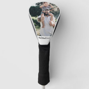 Best Dad Ever Modern Photo  Golf Head Cover