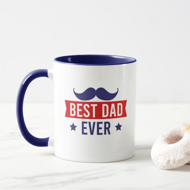 Best Dad Ever Mug (With Donut)