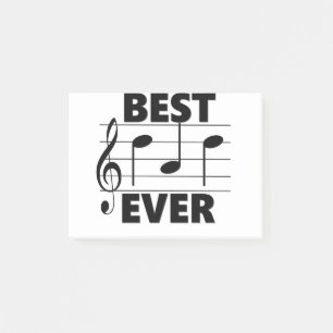 Best DAD Ever Music Gifts Post-it Notes