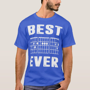Best Dad Ever Music Guitar Musician Fathers Day Fo T-Shirt