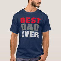 Best Dad Ever Navy Blue Father's Day Gift